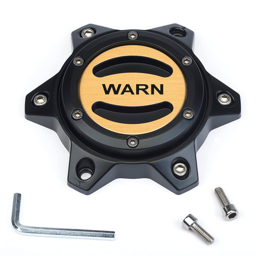 Replacement Warn Industries 104481 Center Cap Black/gld
