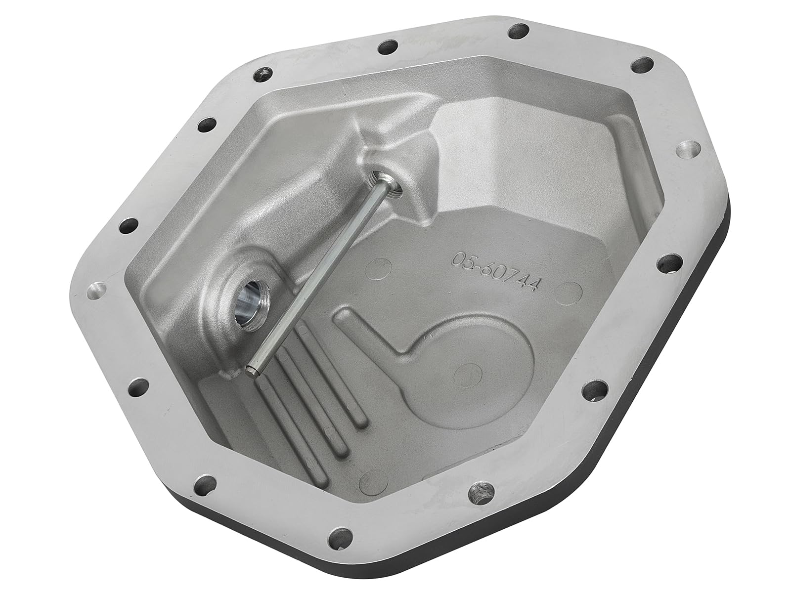 aFe POWER Rear Differential Cover Pro Series Black w/Machined Fins - #46-70352 - Ford Diesel Trucks 17-23 V8-6.7L (td) (Dana M275-14)