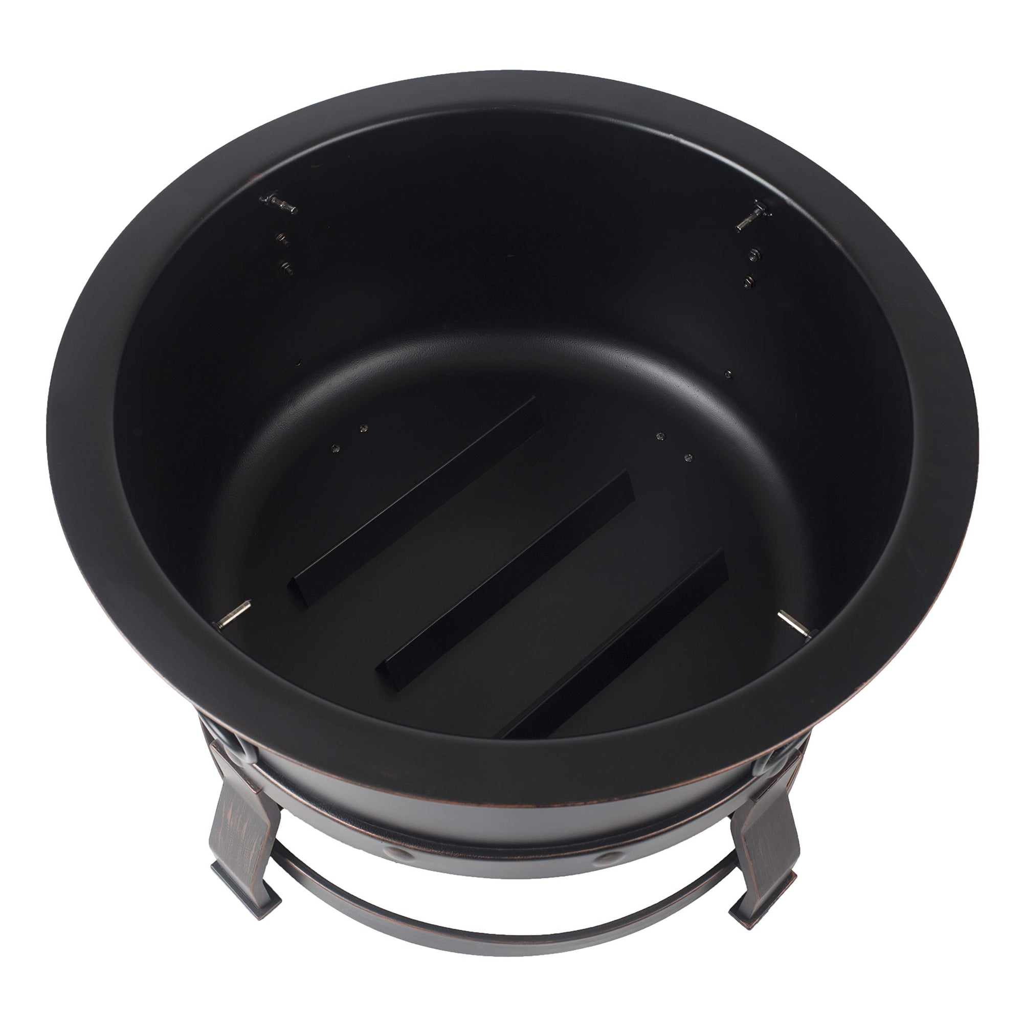 Pleasant Hearth Killian OFW307R fire Pit, Rubbed Bronze