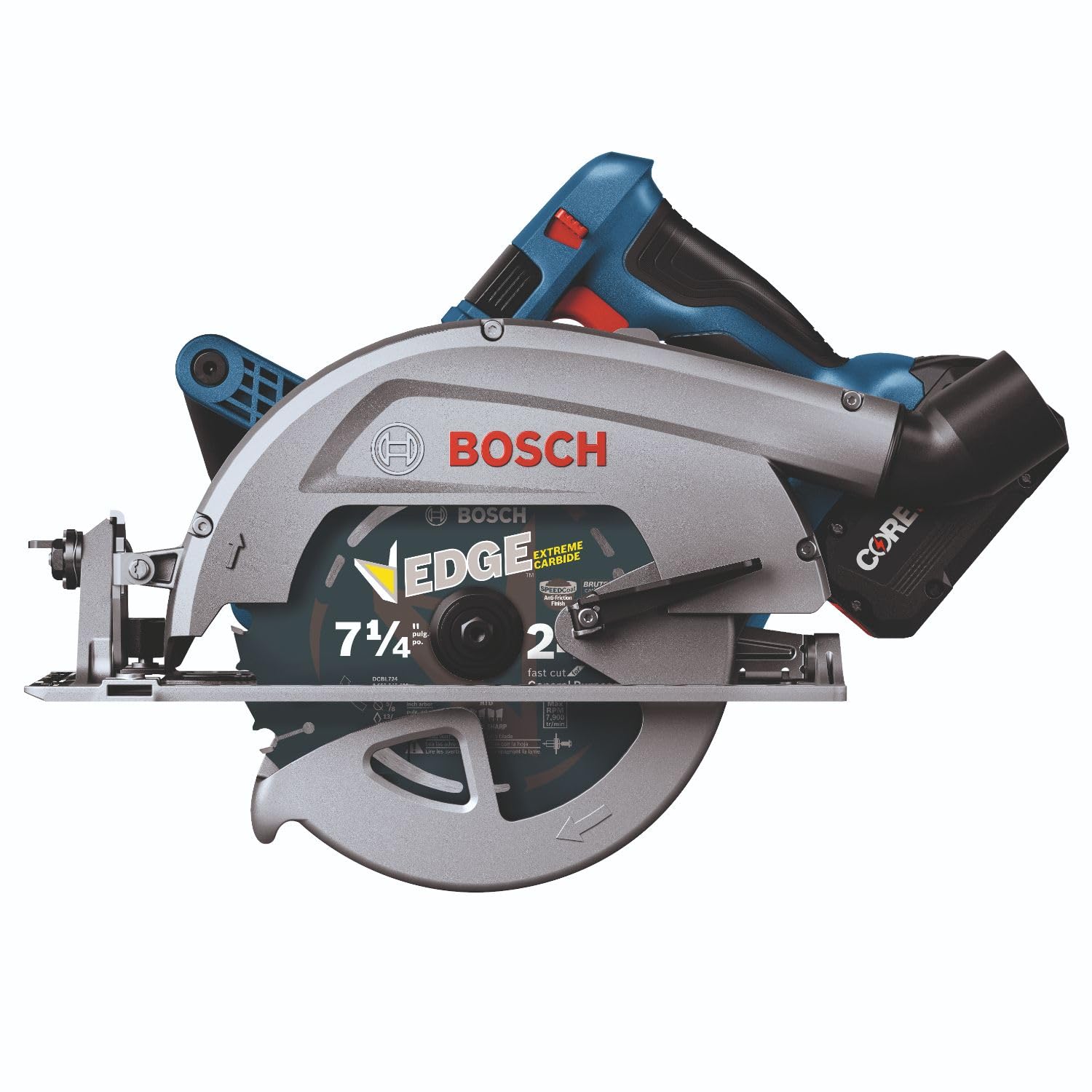 BOSCH 18V GKS18V-26LB14 PROFACTOR Blade-Left 7-1/4 In. Circular Saw Kit with (1) CORE18V 8 Ah High Power Battery