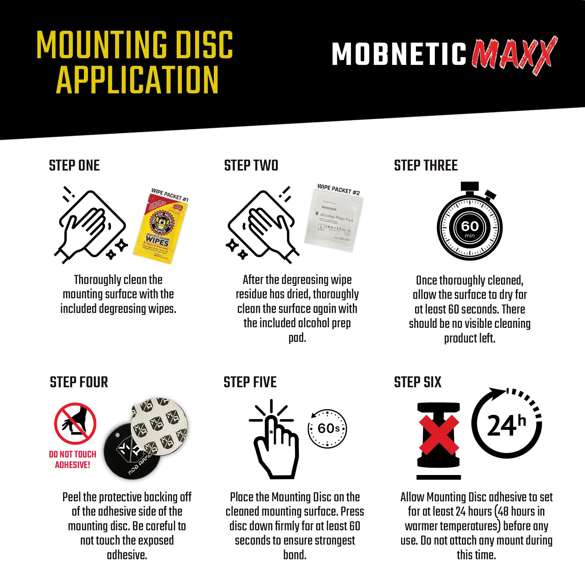 Mob Armor Maxx MobNetic - USA Assembled Magnetic Phone Holder for Car, Magnetic Car Phone Mount, 90-Degree Tilt, 360-Degree Rotation, Aluminum Metal, Compatible with iPhone & Android - Blue