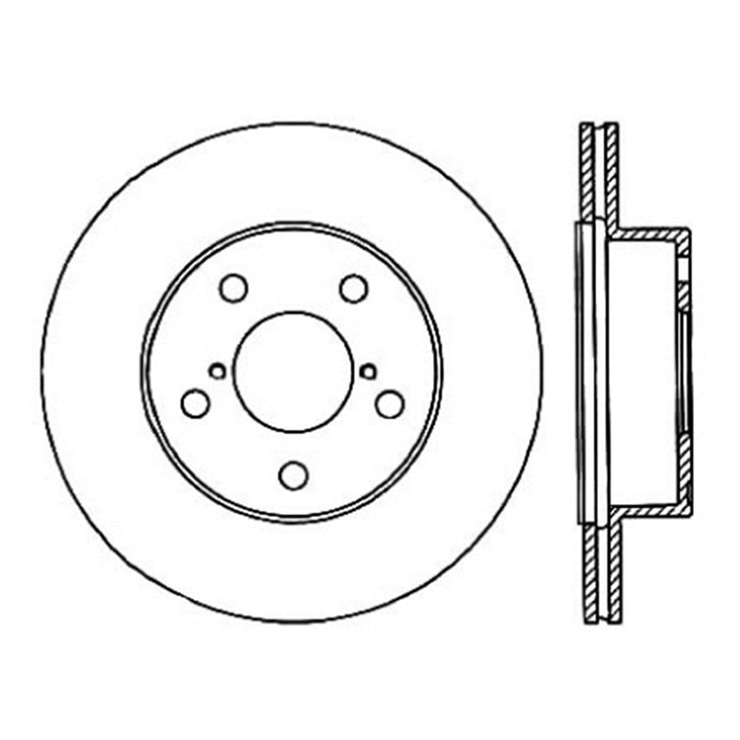 126.47023SL Power Slot Slotted Brake Rotor