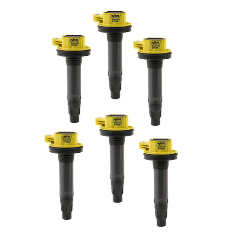 SuperCoil ACCEL 140061-6 Ignition Coil Series - Yellow, 6-pack