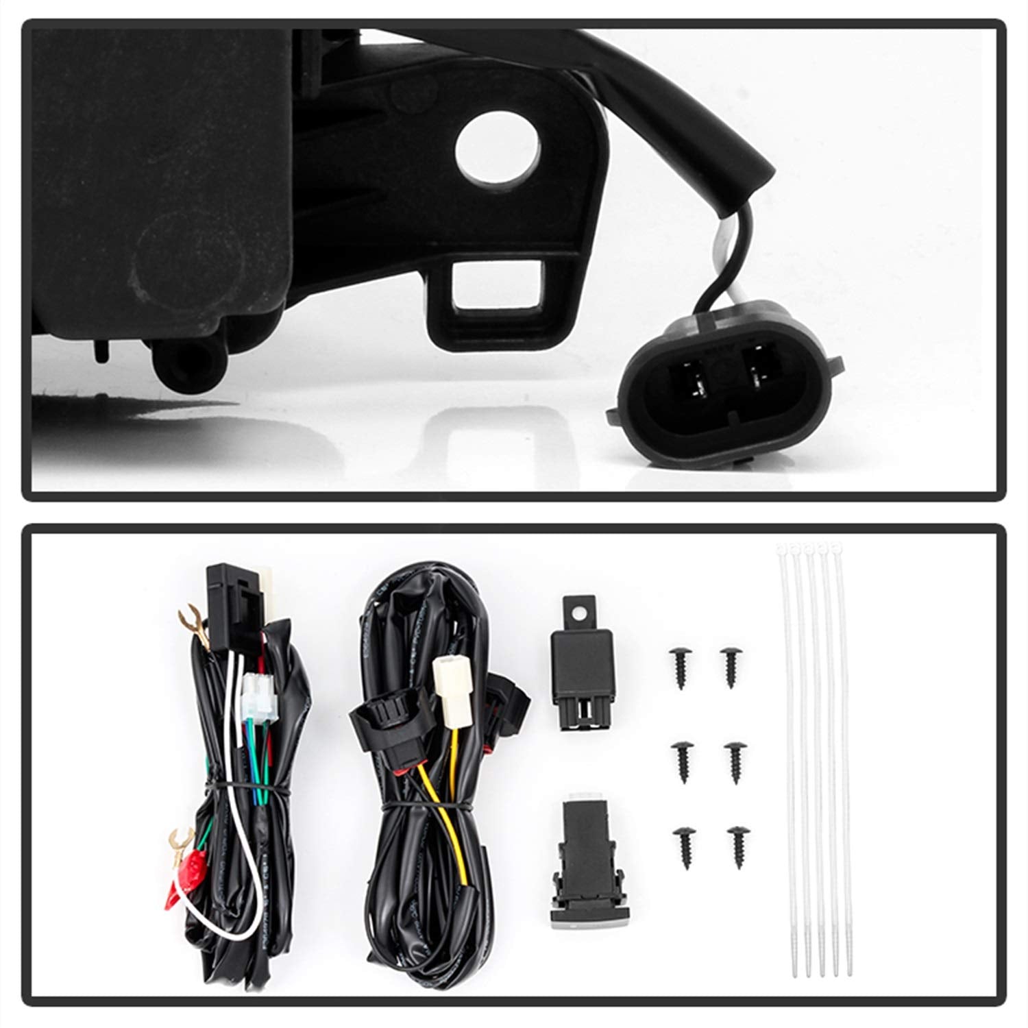 Lexus IS F-Sport Models Only Spyder 5082312 2014-2016 (Won‘t Fit Any Model W/O F-Sport Bumper) OEM LED Fog Lights w/Switch - Clear