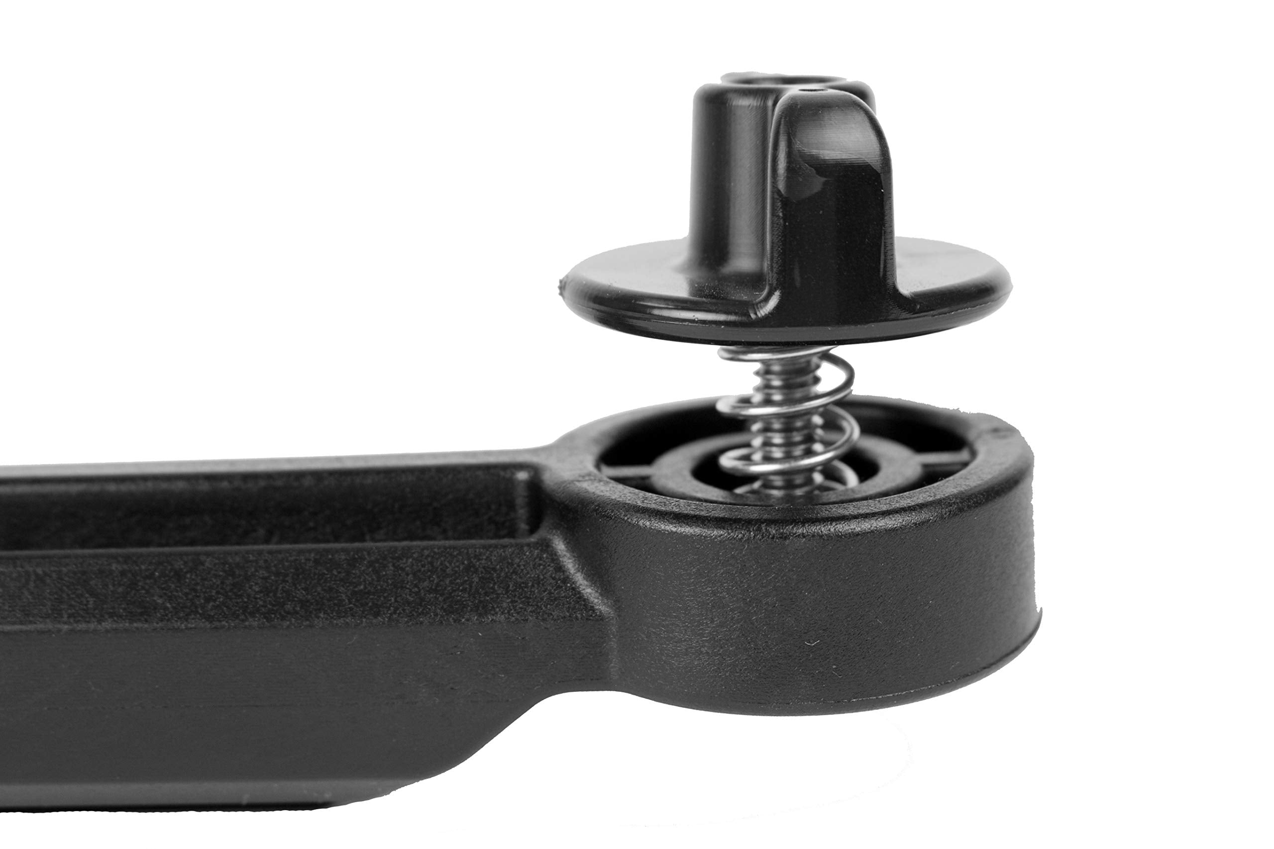 8" YakAttack Extension Arm for LockNLoad Accessories | Rod Holder & Fish Finder Riser | Track Mount Compatible | Includes Hardware | Made in USA | Kayak Fishing Attachment