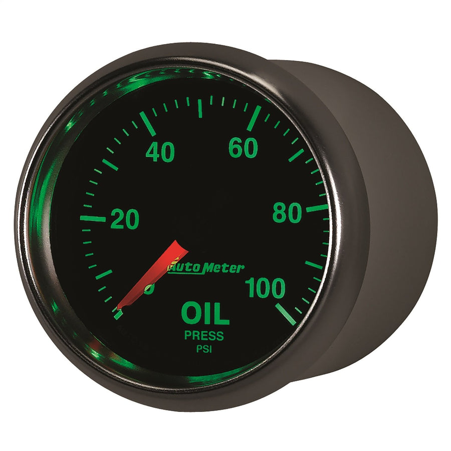 Auto Meter 3821 Mechanical Oil Pressure Gauge, 2.3125 in.