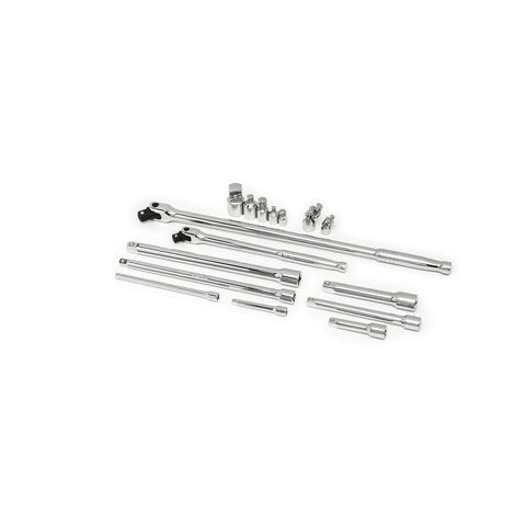 16 Piece Crescent Socket Accessories Set 1/4", 3/8", 1/2" & 3/4" - CTK16