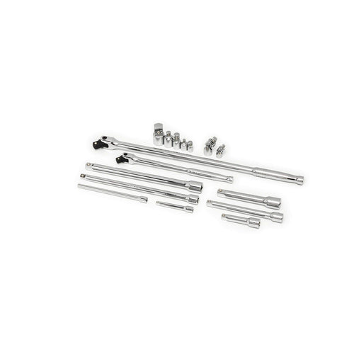 16 Piece Crescent Socket Accessories Set 1/4", 3/8", 1/2" & 3/4" - CTK16