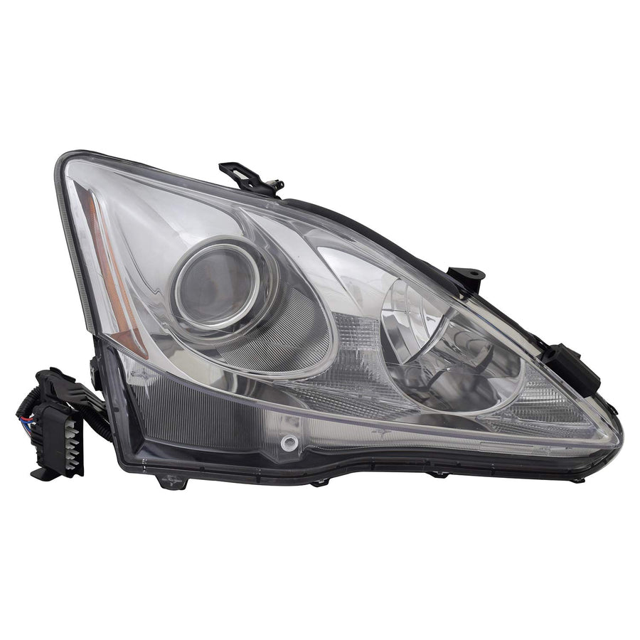 Right TYC Headlight Assembly Compatible with 2011-2013 Lexus IS250