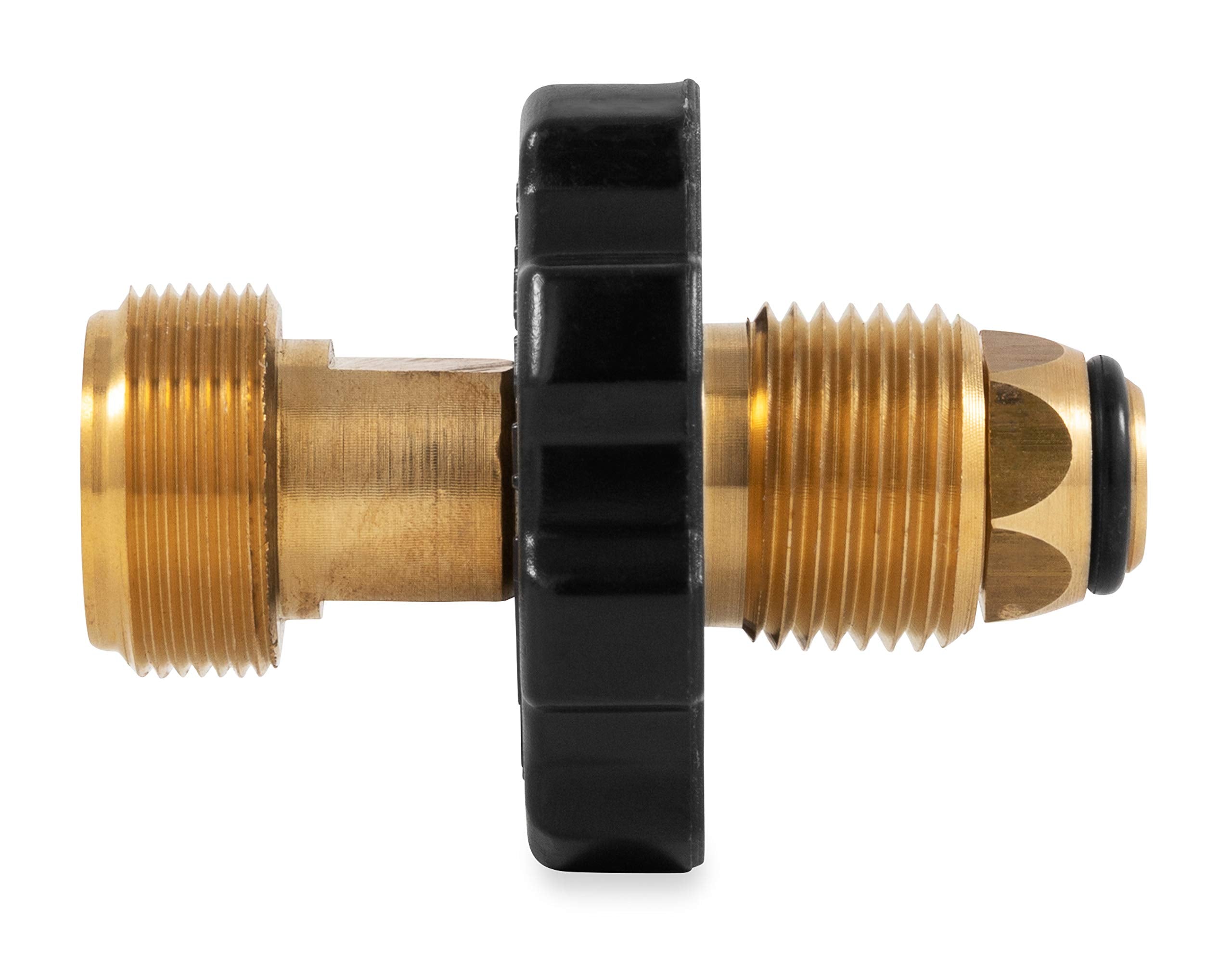 Propane Cylinder Adapter Camco 59943 - Soft Nose POL x 1"-20 Male Throwaway Cylinder Thread