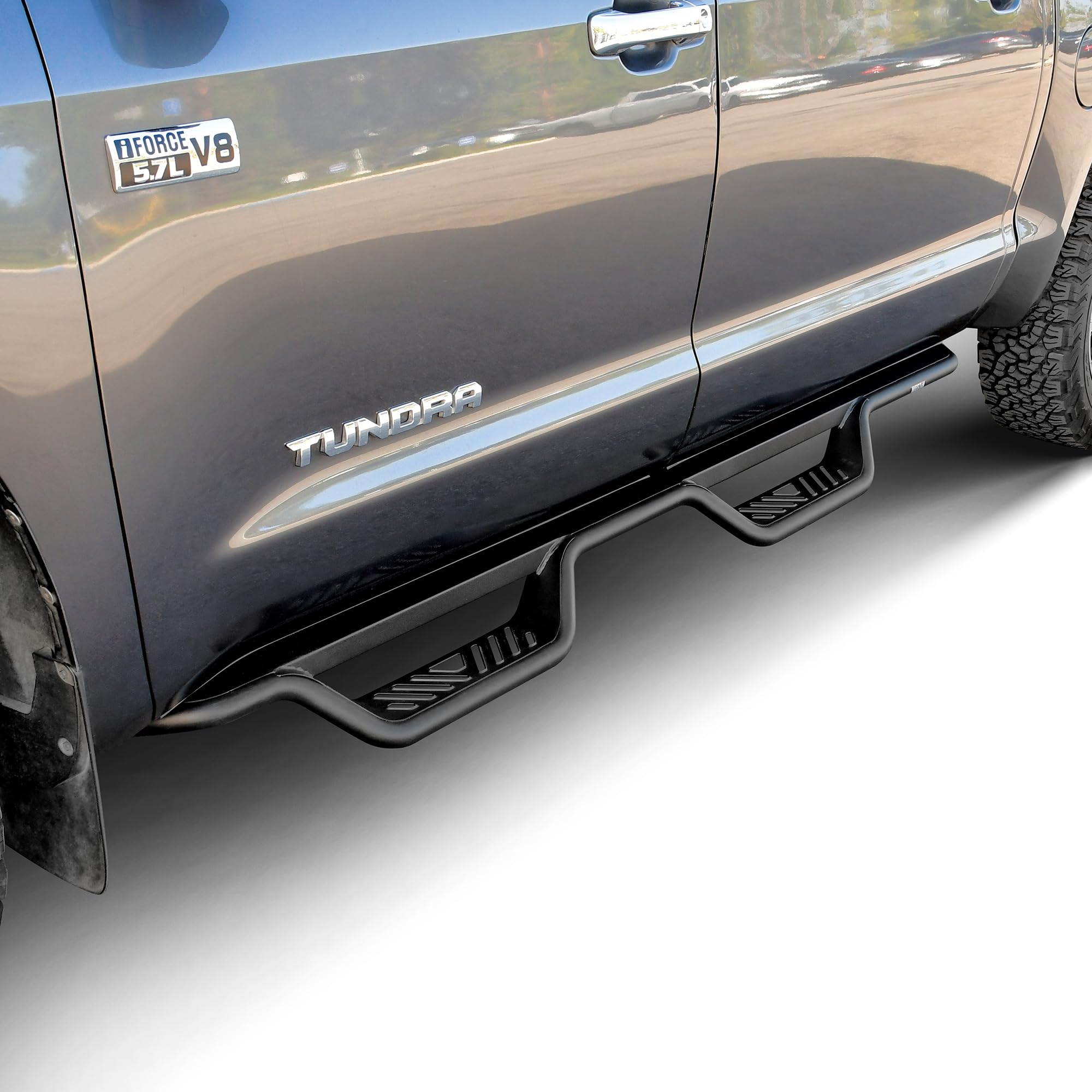 Westin Black Outlaw Drop Nerf Step Bars 20-13255 fits 2007-2021 Tundra CrewMax 1 Pair