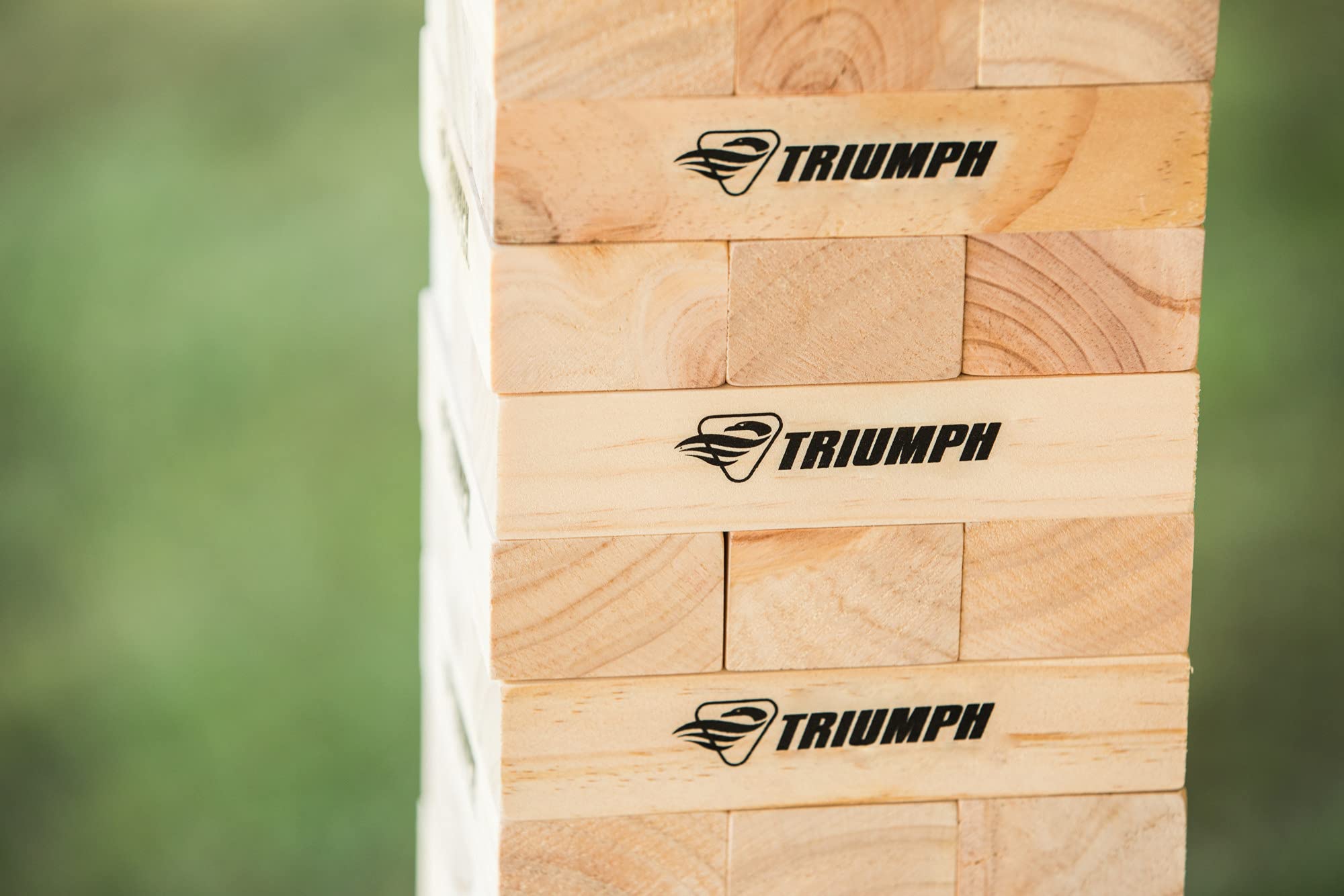 Triumph Large Tumble Tower Triumph - Includes 54 Wood Tumble Blocks and Carry Case