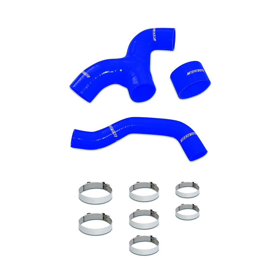 Mishimoto Intercooler Charge MMHOSE-SUB-INTBL Air Cooler Hoses Fits Subaru Impreza WRX/STI 2001-2005 Blue