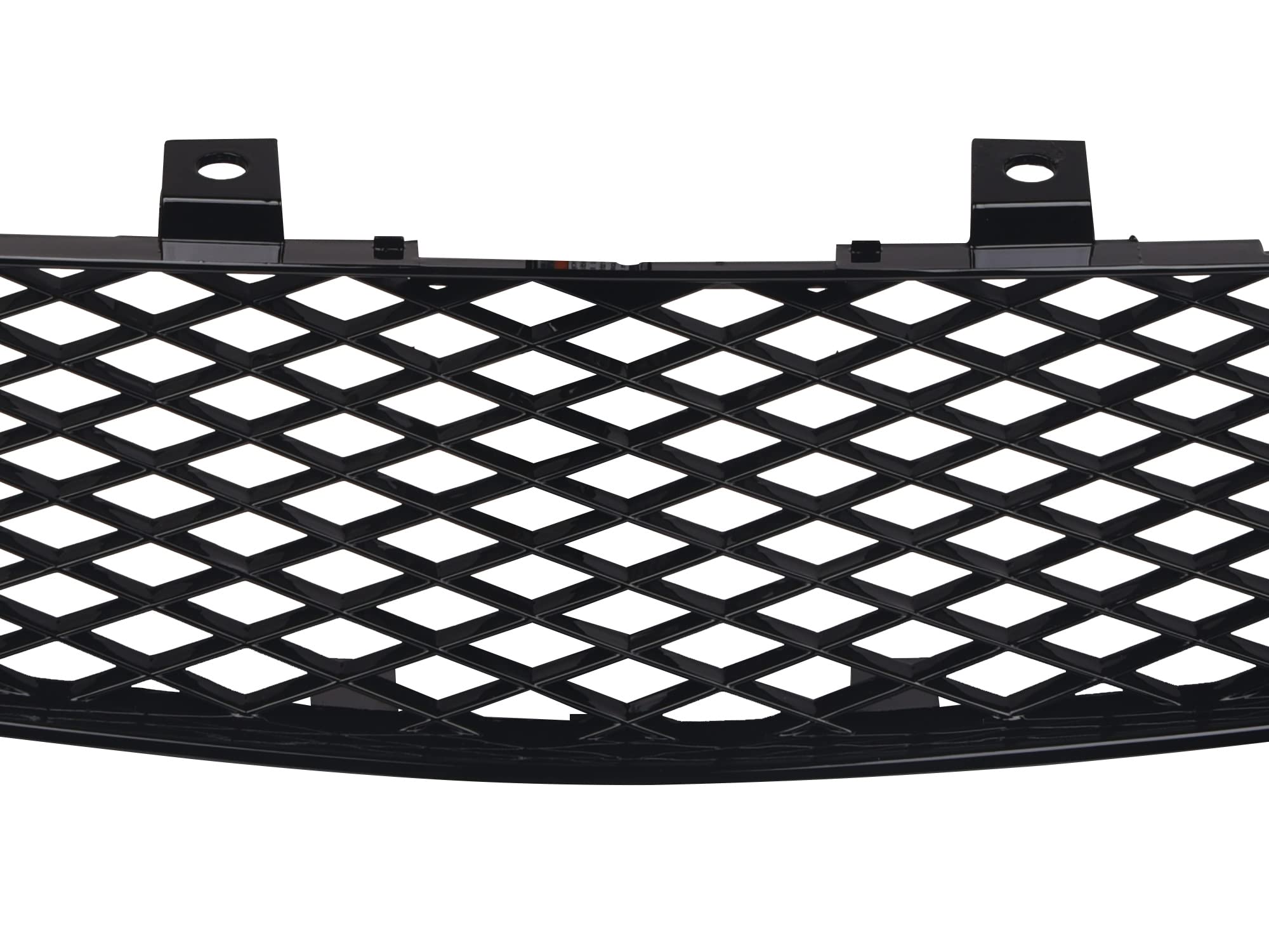 Mesh Front Hood Grille Armordillo USA 7149106 - Gloss Black Fits 2002-2005 Honda Civic EP3 SI Hatchback