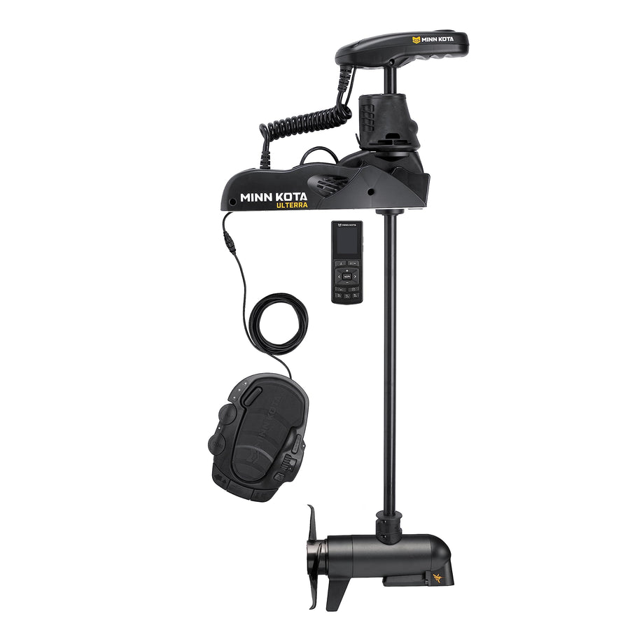 Minn Kota Bow-Mount Ulterra Electric Trolling Motor with MEGA Down Imaging – 80 Lb. Thrust, 45 in. Shaft, Freshwater