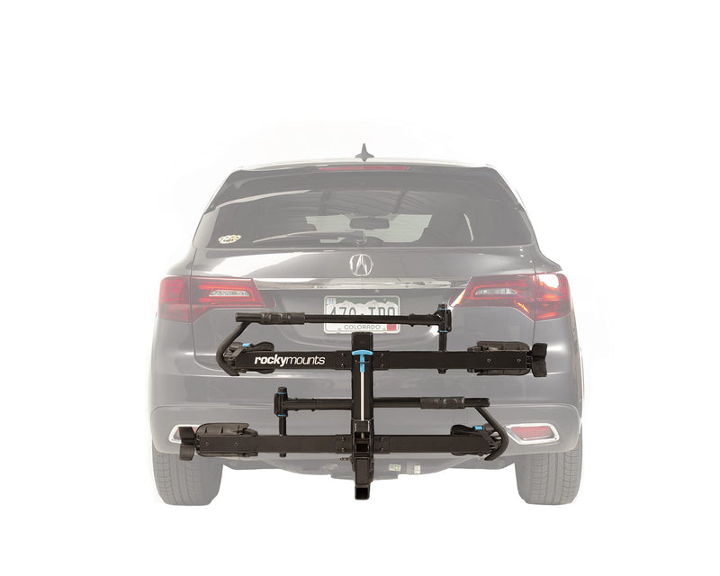 2-Bike Monorail Platform Hitch Rack