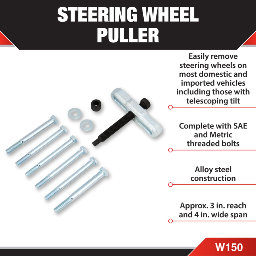 W150 Performance Tool Steering Wheel Lock Plate Removal Tool
