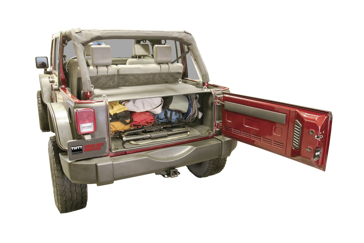 Jeep JK Unlimited Tuffy Security Tailgate Enclosure