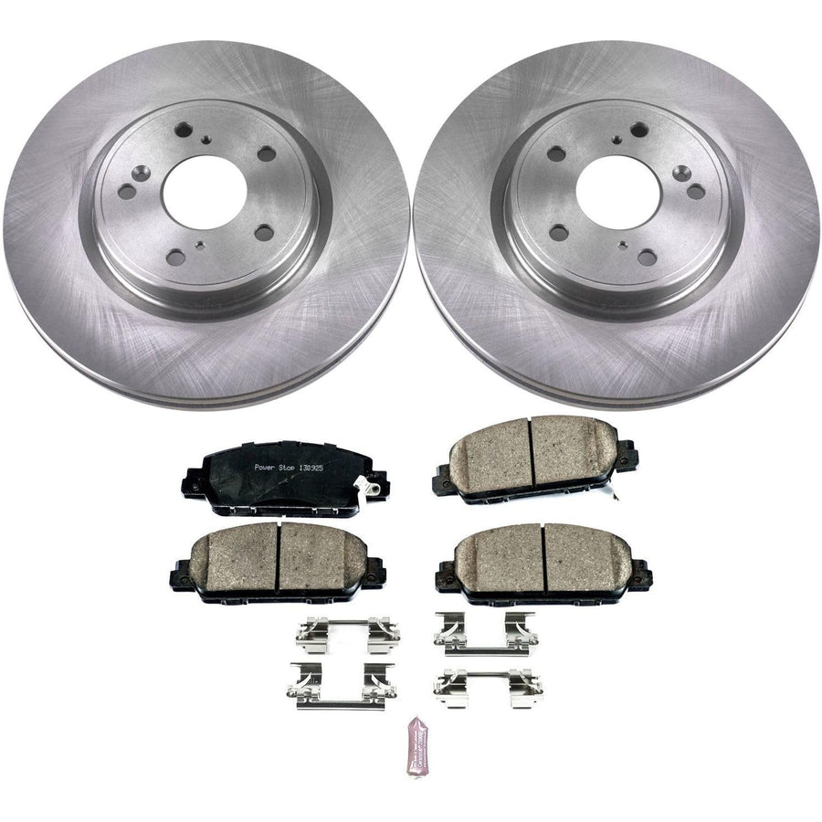 Power Stop Autospecialty KOE8165 Front Replacement Brake Kit-OE Brake Rotors & Ceramic Brake Pads