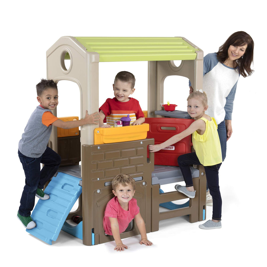 Simplay3 Discovery Playhouse Young Explorers - Indoor or Outdoor Clubhouse and Activity Playset for Toddlers and Kids, Made in USA