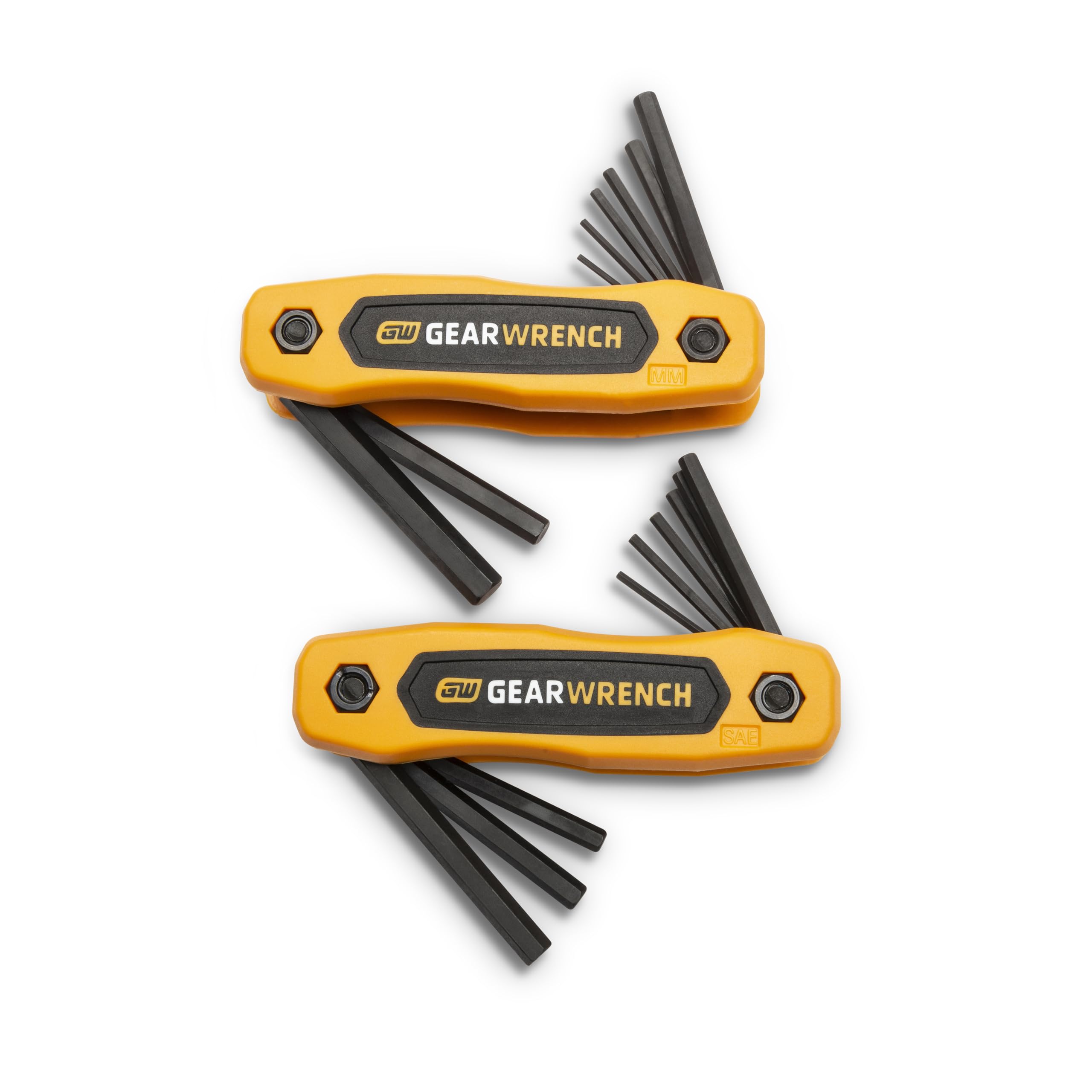 17 Piece GEARWRENCH SAE/Metric Folding Hex Key Set - 83510