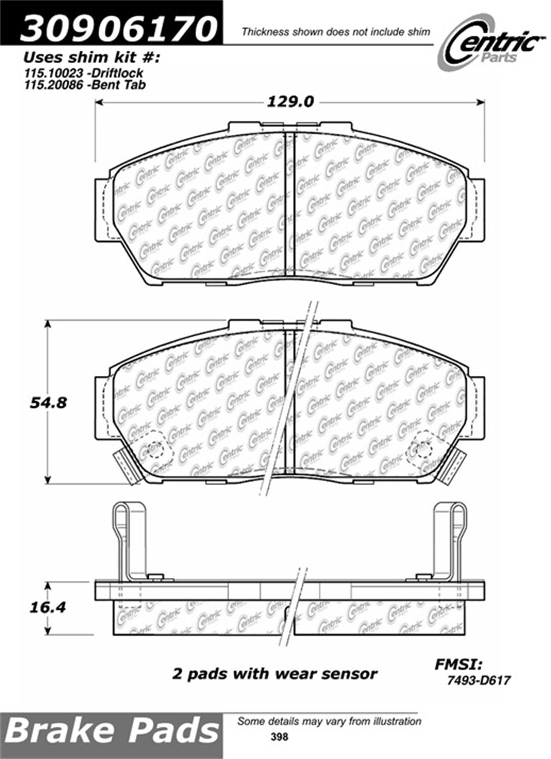 Brake Pad Disc
