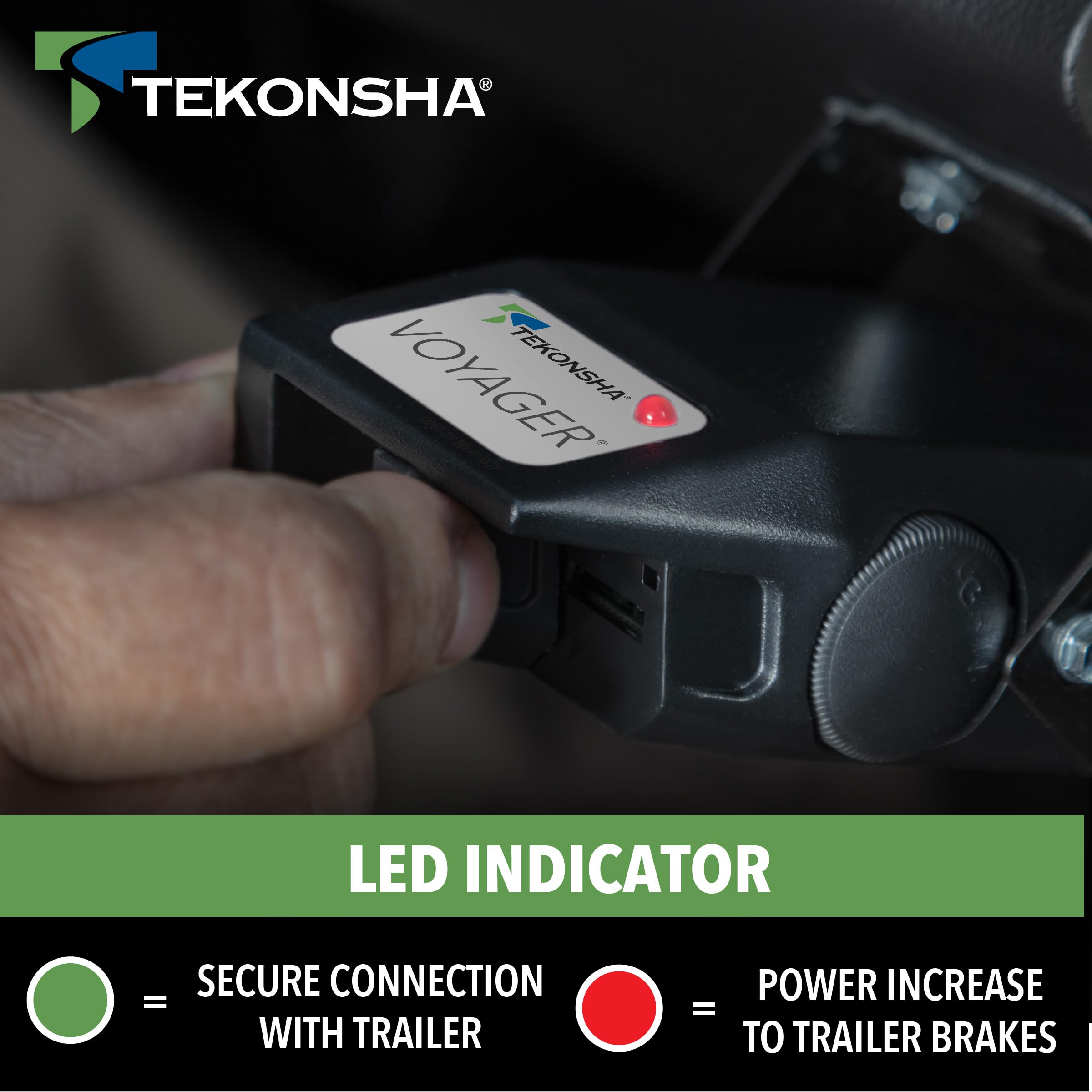 Tekonsha Voyager Proportional Brake Controller for 1-4 Axles Trailers (please check VEHICLE COMPATIBILITY)