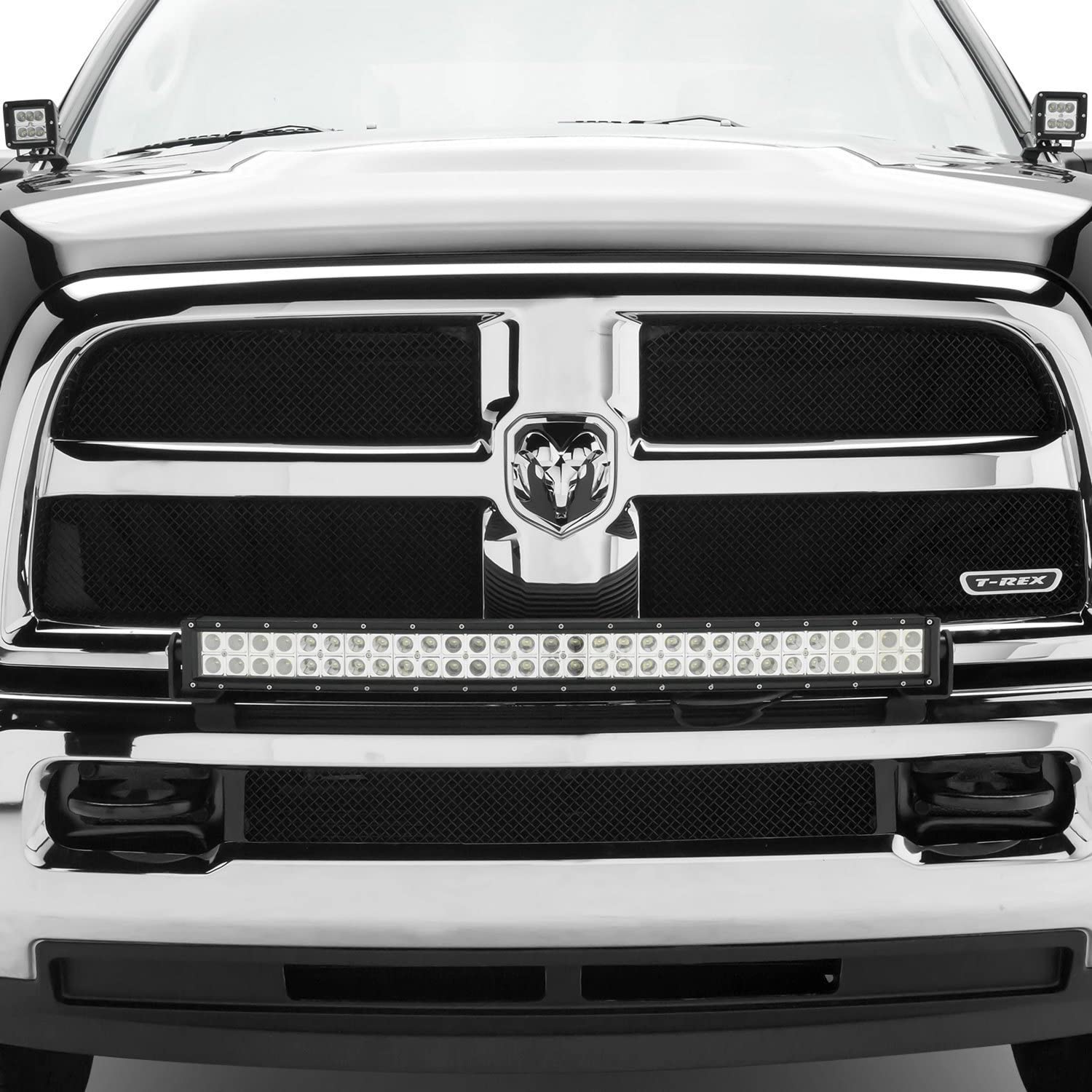ZROADZ Black Front Bumper LED Light Bar KIT Z324522-KIT 2010-2016 DODGE RAM 2500/3500