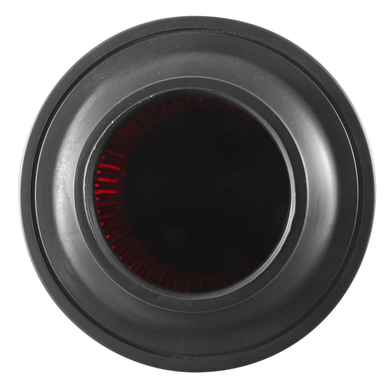 Spectre Performance Clamp-On Universal Air Filter: High Performance, Washable Filter: Round Tapered, 3 in (76 mm) Flange ID, 6.5 in (165 mm) Height, 6 in (152 mm) Base, 4.75 in (121 mm) Top, SPE-9132, Red