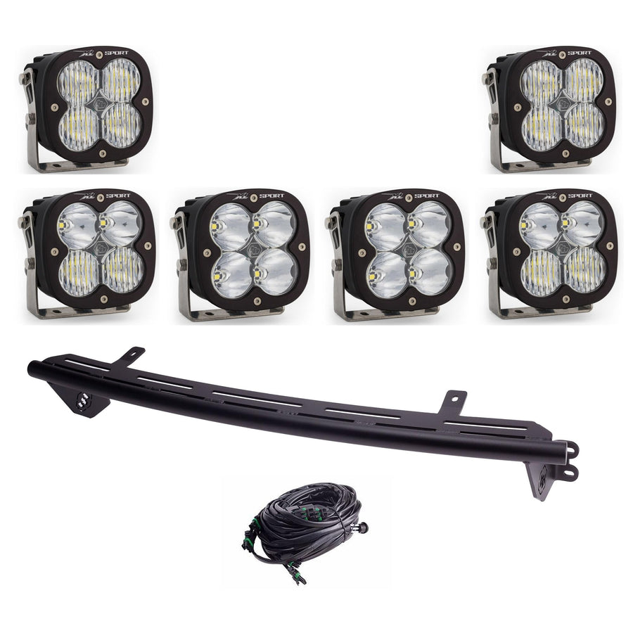 Baja Designs Bull Bar Light Kit XL Sport LED for Ford F-250/350 2023+ with Toggle - (Multi-Pattern - Clear)