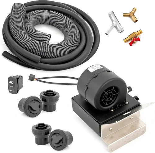 Cab Heater Rough Country for Polaris General XP 4 & XP 1000-16,000 BTU UTV Heater Kit with Fast Cabin Warm-Up & Defrost, Complete Install Kit, Factory-Like Fit