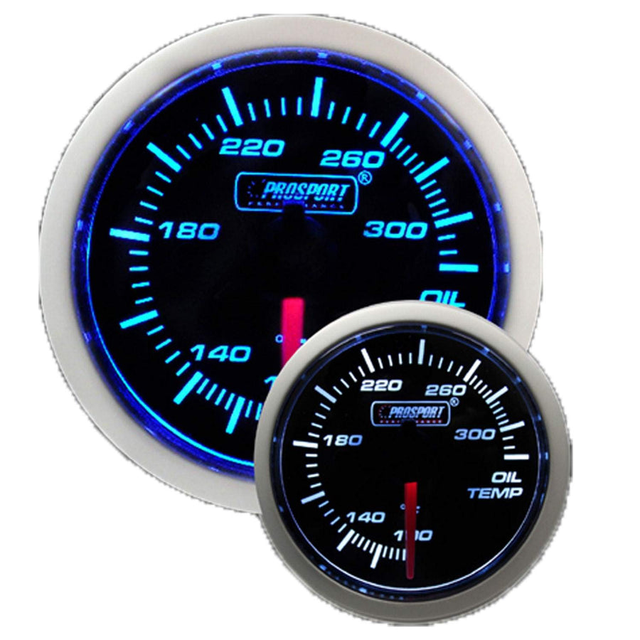 52 Millimeter Oil Temperature Gauge Electrical Prosport Gauges 216BFWBOTSM.F