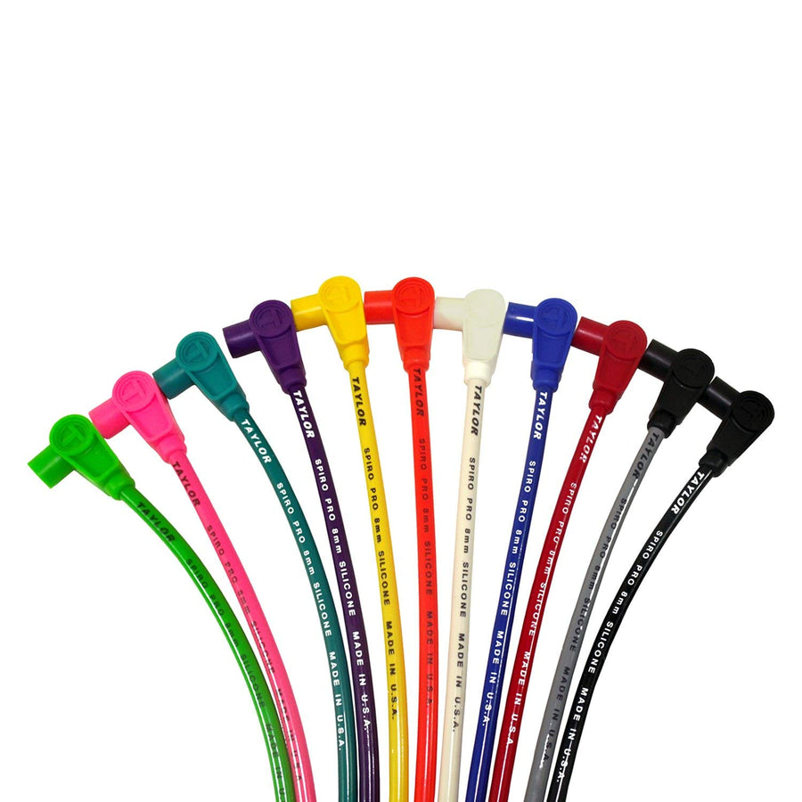 72061 Taylor Cable 8mm Spiro Pro black 180 10.625 inch