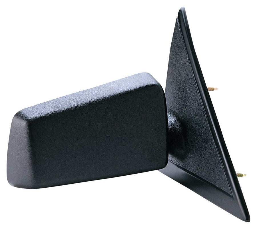 Passenger Side Fit Mirror for Chevy S10 Pick Up, GMC Sonoma Pick-Up, Black, Non-Foldaway, Manual