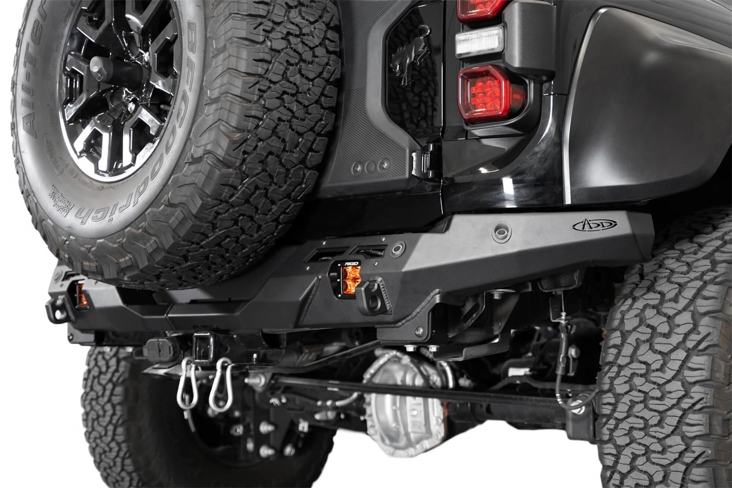 Addictive Desert Designs R260191090103 - Addictive Desert Designs Phantom Rear Bumper Fits 22-24 Compatible with/Replacement for Bronco