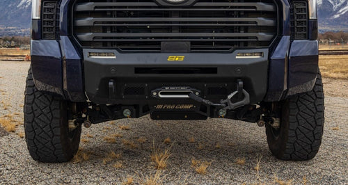 Low Profile Smittybilt 612942 Hidden Winch Front Bumper, Fits 2022+ Toyota Tundra