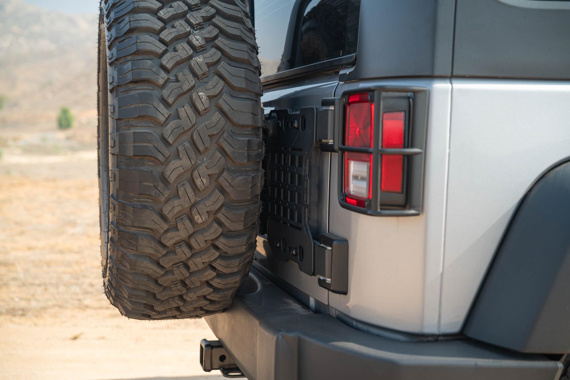 DV8 Offroad Molle Panel Tailgate Reinforcement for 2007-2018 Jeep Wrangler JK | Reduces Strain on OEM Door Hinges | Provides Extra Mounting Space for Gear | Offers Reassurance When Running 35" Tires