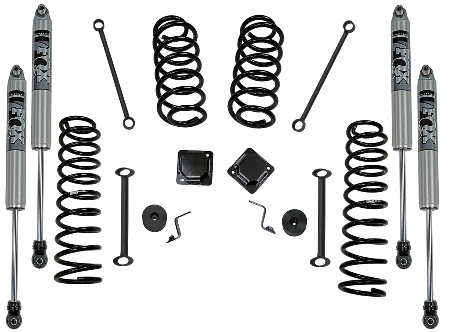 SUPERLIFT SUSPENSION RealTruck 2.5" Lift Kit for Jeep Gladiator JT | Complete Lift Kit with Front & Rear Fox 2.0 Series Shocks | K1031F | Fits 2020-2024 Jeep Gladiator JT (Does Not Fit Diesel Models)