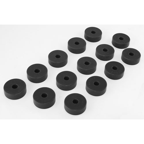 Body Mount Kit, Rugged Ridge Black | 1-101BL | Fits 1955-1973 Jeep CJ-5