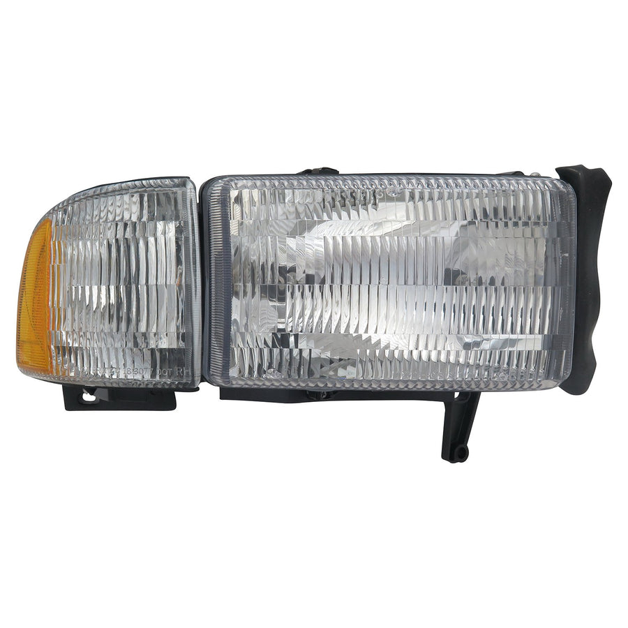 Right TYC Headlight Assembly Compatible with 1994-2002 Dodge PU