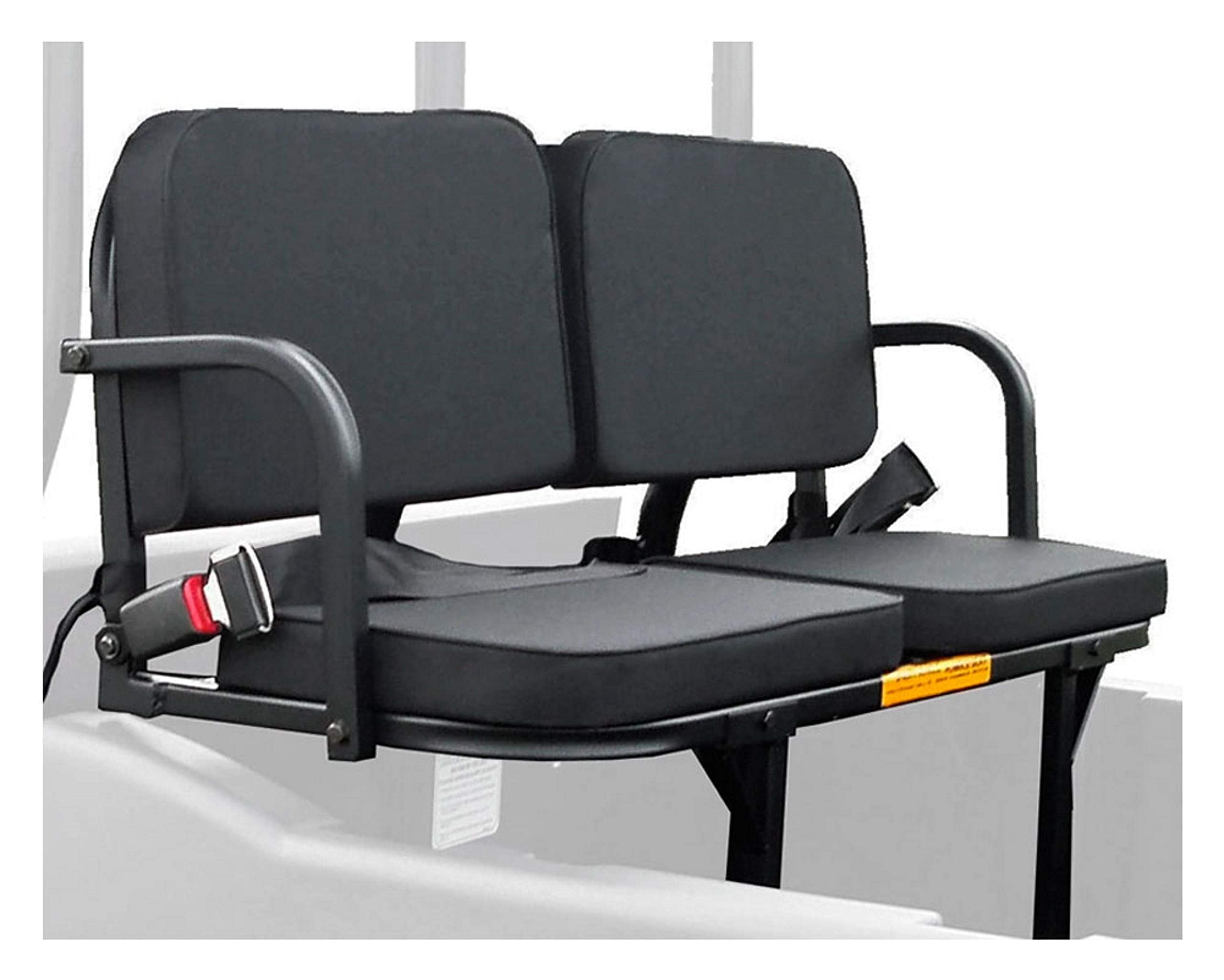 Deluxe Great Day Rumble Seat - For UTVs With30"x 30"x 12" or Larger Bed Size - 350 lbs Weight Capacity - Black, UVDRS200BL