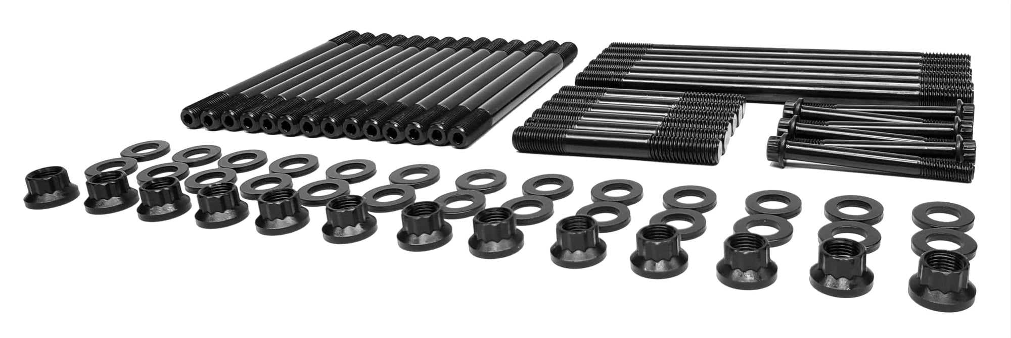 DODGE CUMMINS HEAD STUD KIT 5.9L 12V 8998 CUSTOM4140 STUDS PARELLEL GROUND WASHERS 12PT NUTS