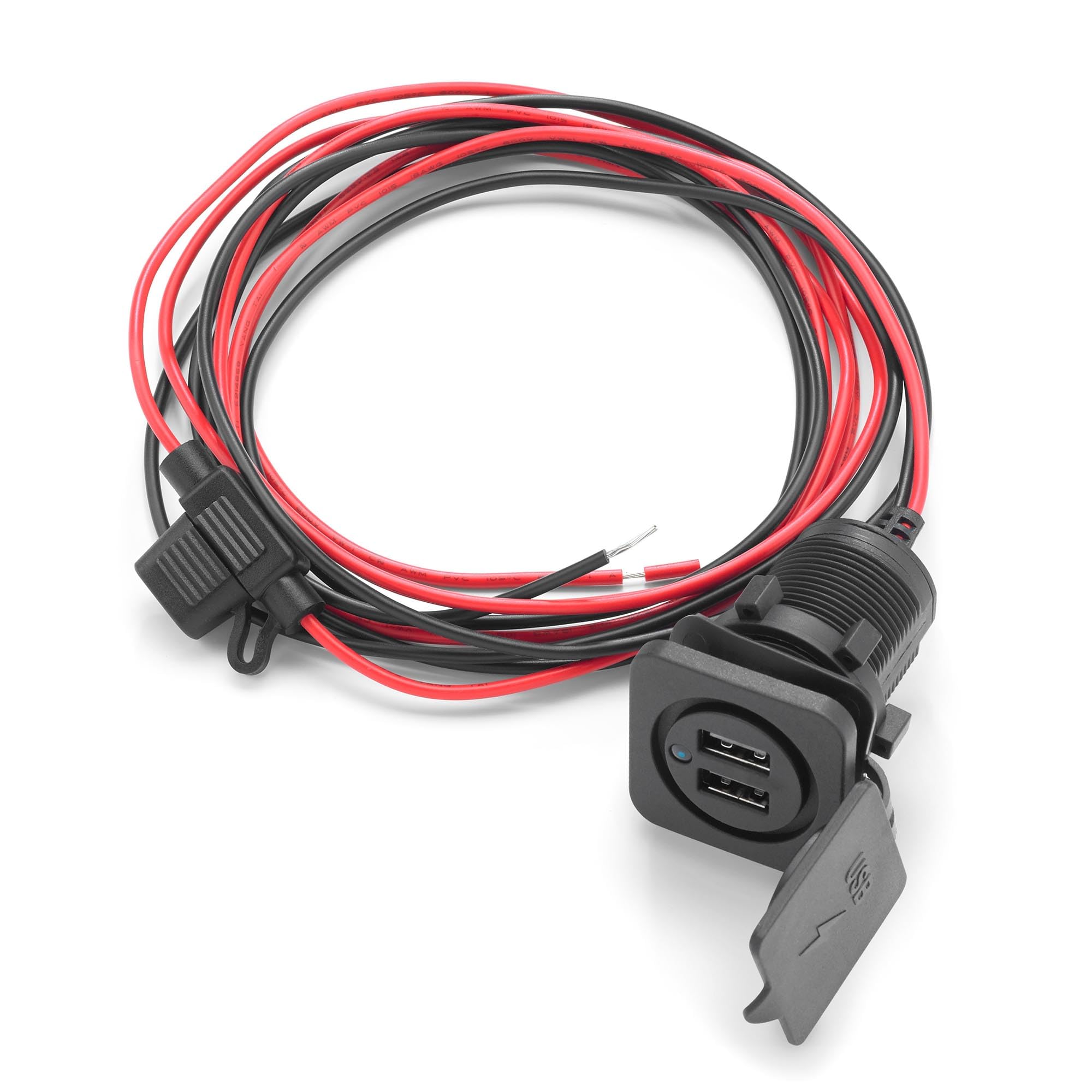 Dual USB Charging Port Clarion CMC-USBCHG/2X-PNL Panel Mounted