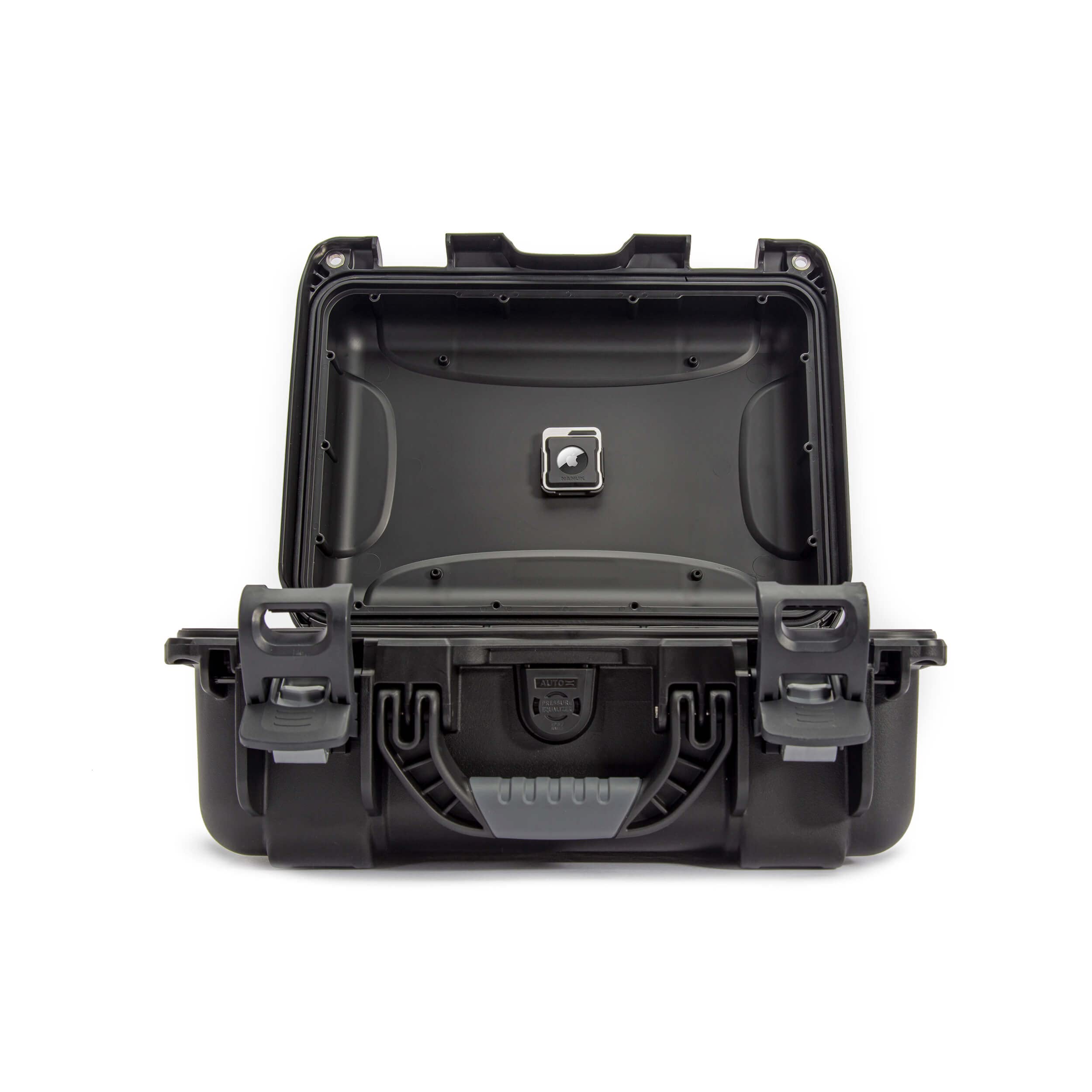 Airtag Holder Durable and Secure Nanuk, Attachable to Protective Cases, Backpacks, Luggage, Drones, Cameras, Keys, Electronics, Bikes, and Athletic Equipment (4 Mounting Options, Airtag Not Included)
