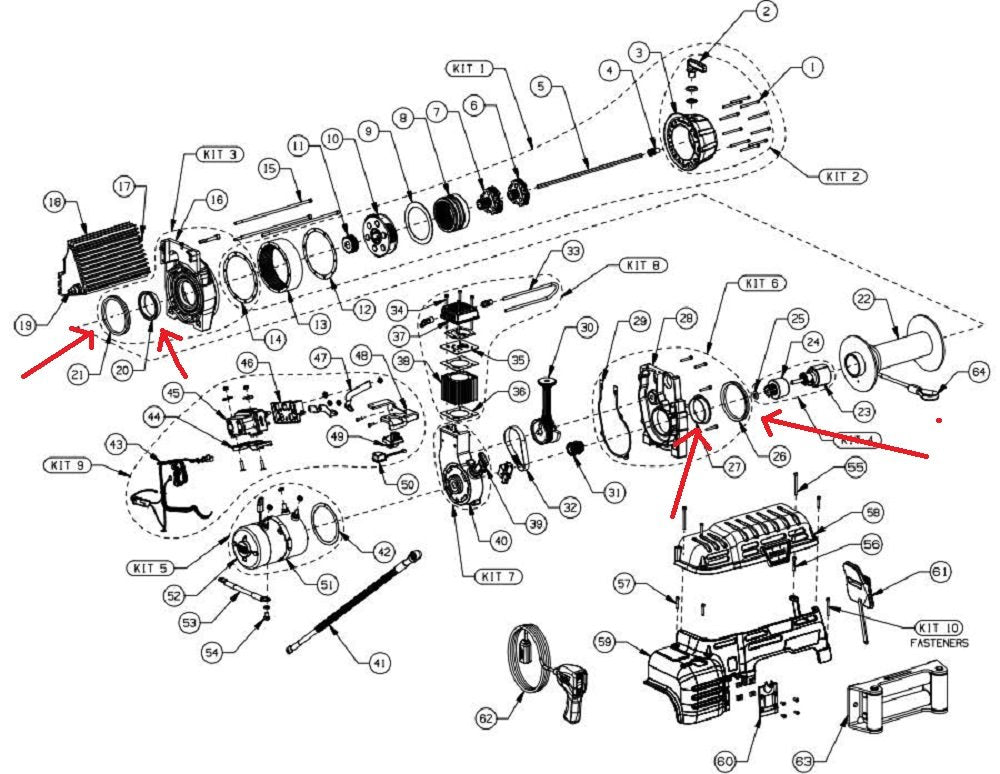 S/PSEAL KITPOWERPLANT WARN 74314