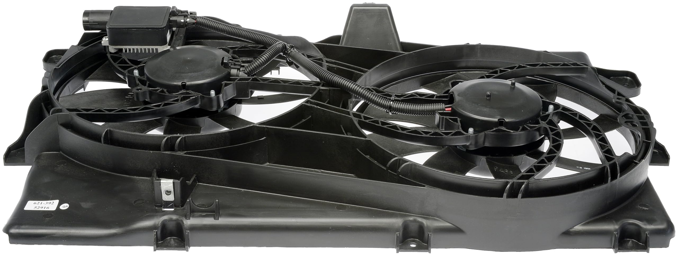 Dorman Patented 621-392 Dual Fan Assembly with Controller Compatible with Select Ford / Lincoln Models