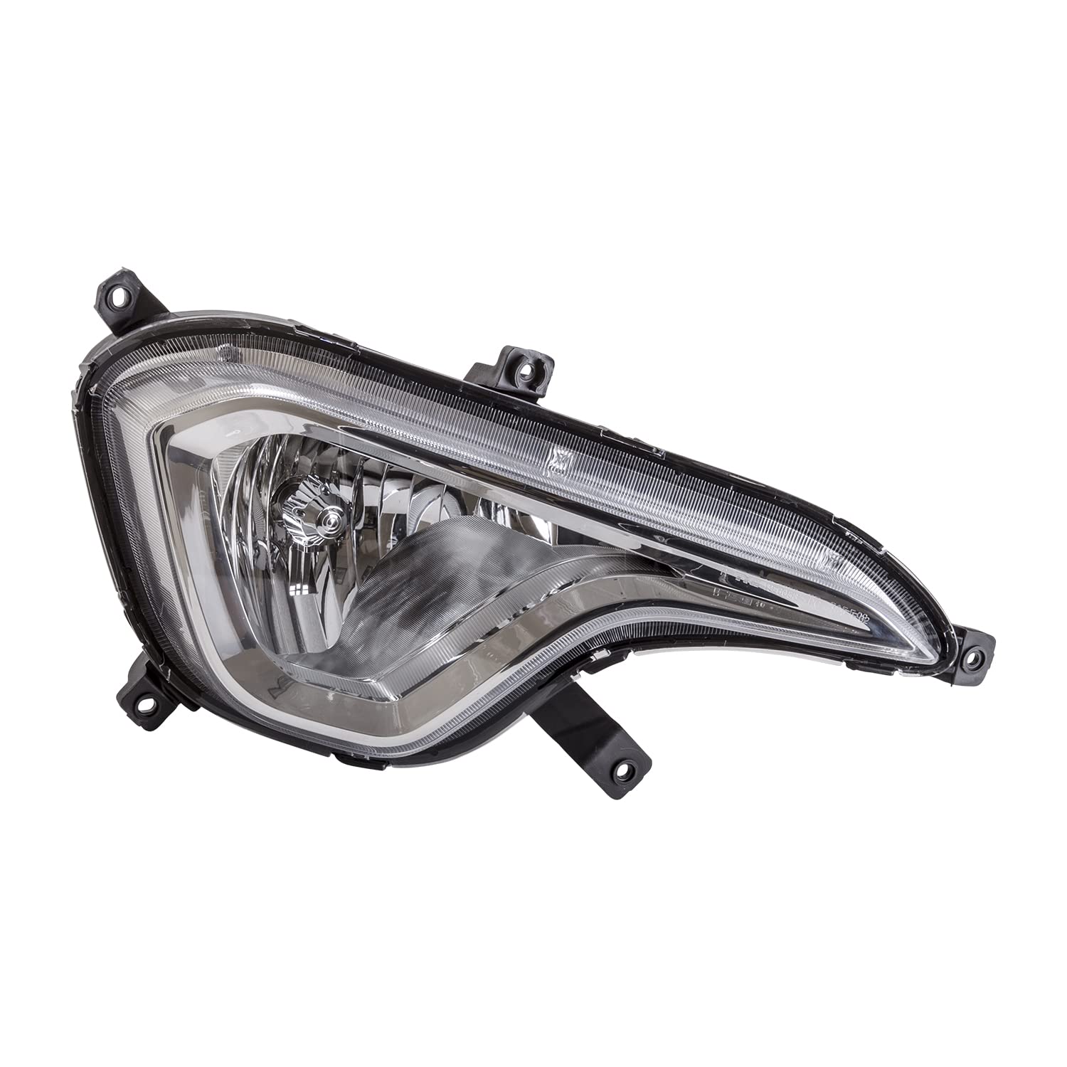 Right TYC Fog Light Assembly Compatible with 2013-2016 Hyundai Santa Fe