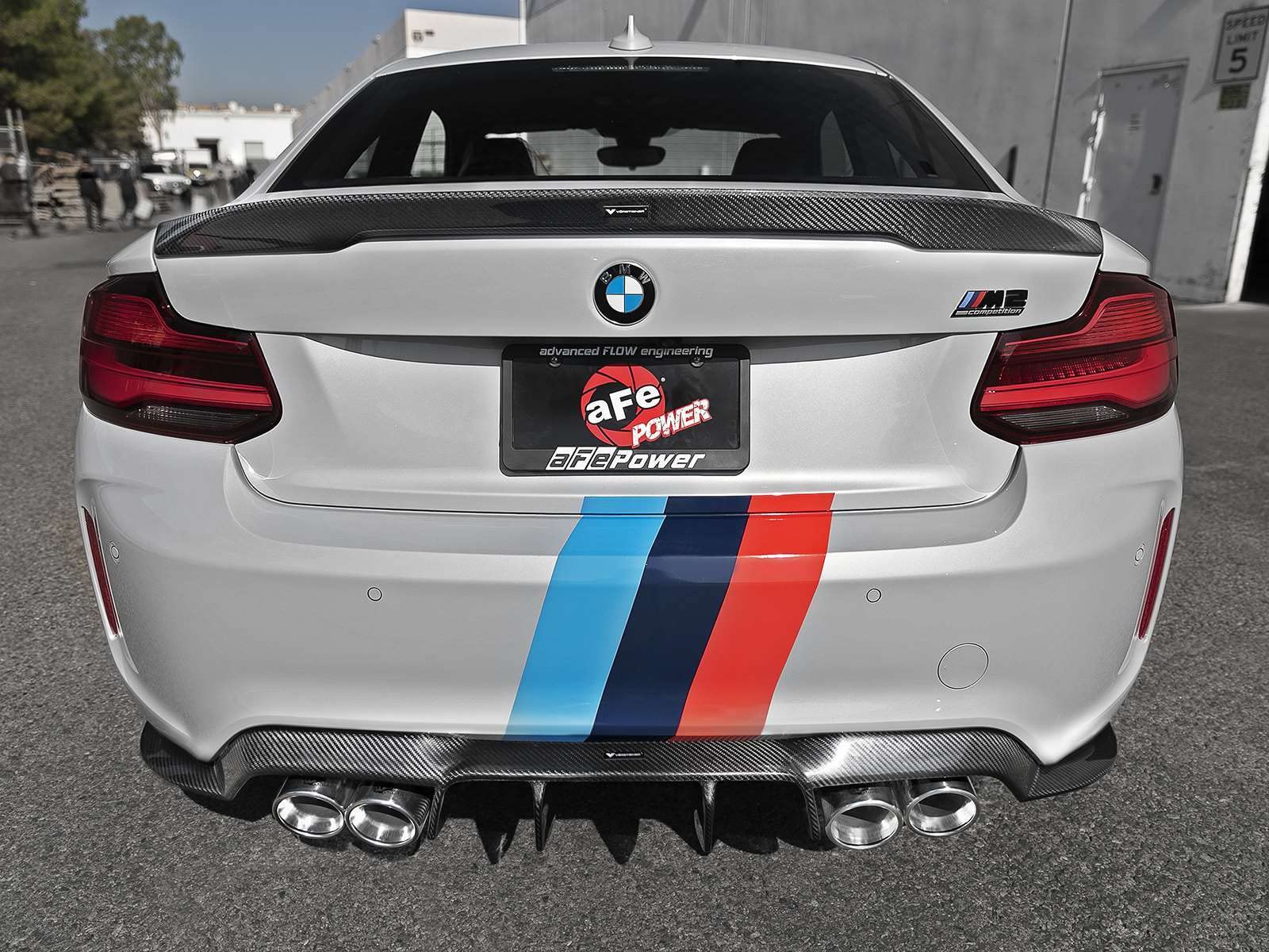aFe Power 3 to 2-1/2 IN MACH Force-Xp 304 Stainless Steel Cat-Back Exhaust w/Polished Tip Fit BMW M2 Competition (F87) 19-21 L6-3.0L (tt) S55 49-36350-P