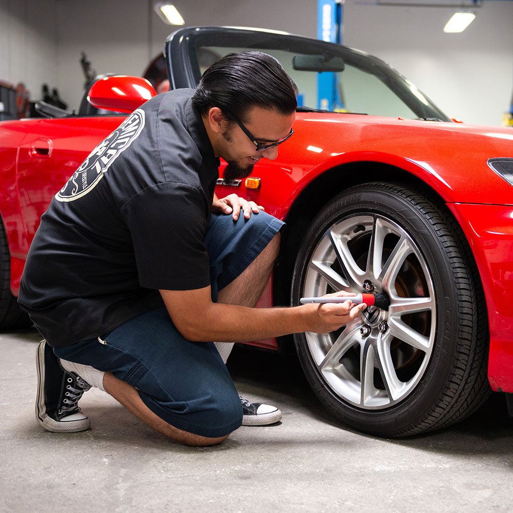 Chemical Guys Exterior Detailing Brushes All in the Details - 3-Piece Soft Scratch-Free Brushes for Wheels, Bumpers, Grilles, Badging & Tight Exterior Gaps on Cars, Trucks, SUVs & More