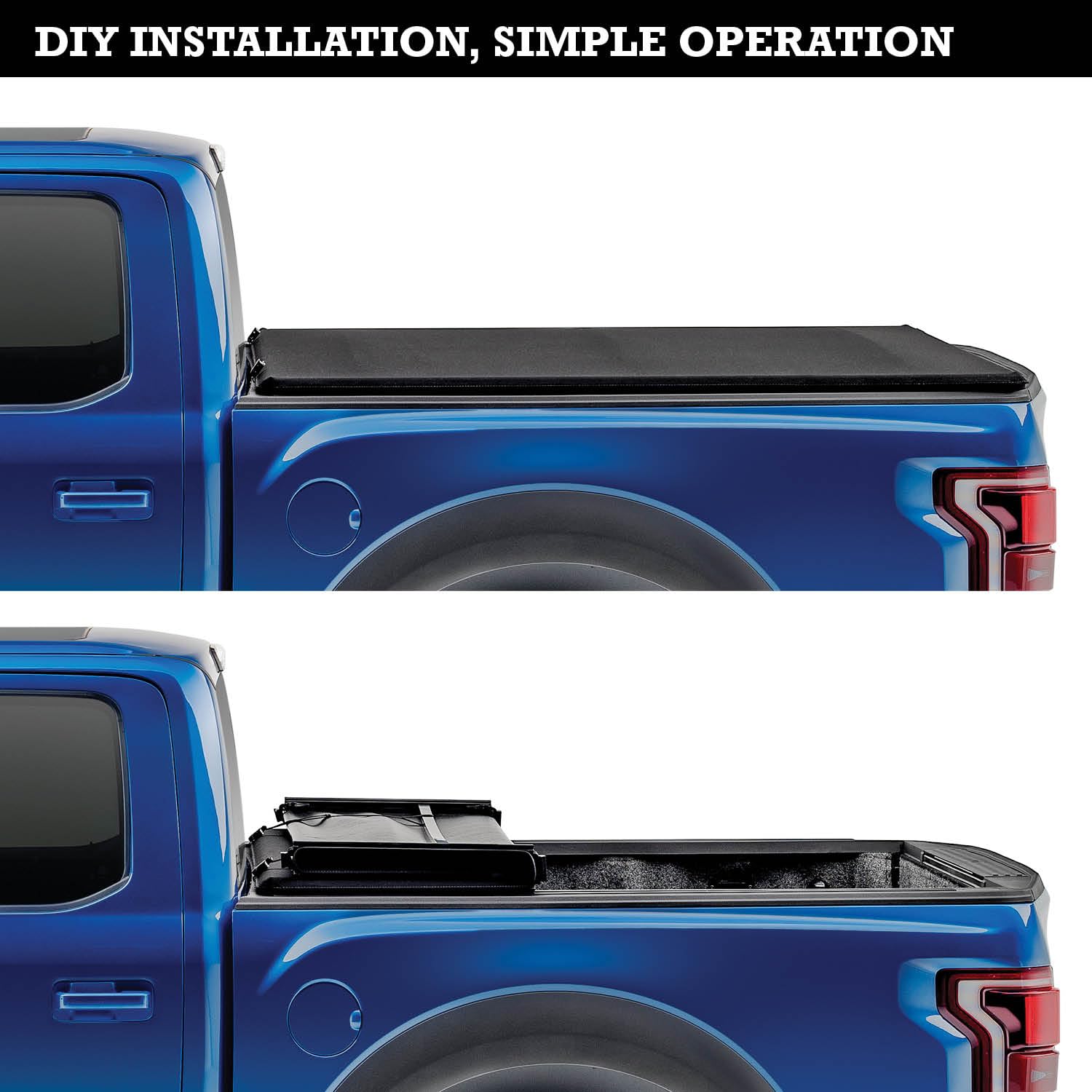 Extang Trifecta 2.0 Signature Soft Folding Truck Bed Tonneau Cover | 94471 | Fits 2014 - 2021 Toyota Tundra w/rail system 8' 2" Bed (97.6")